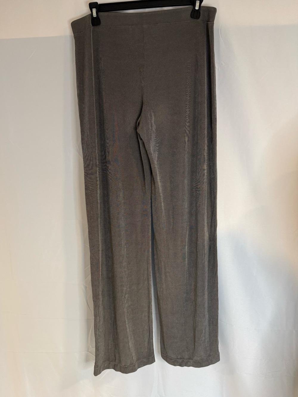 Chico's Gray Wide-Leg Knit Pants Size 1 Small